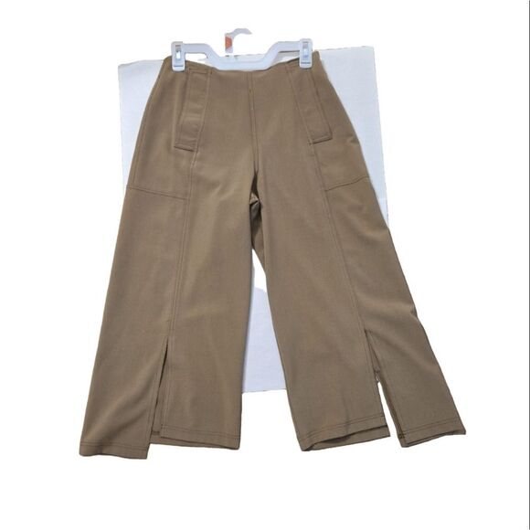 Sympli The Beat Crop Wide Leg Split Pants - Picture 3 of 13